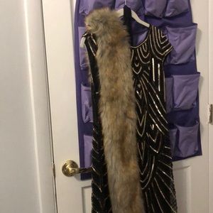 Faux fur scarf